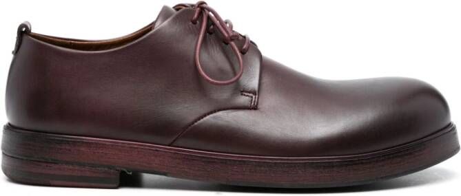 Marsèll polished-finish lace-up brogues Red