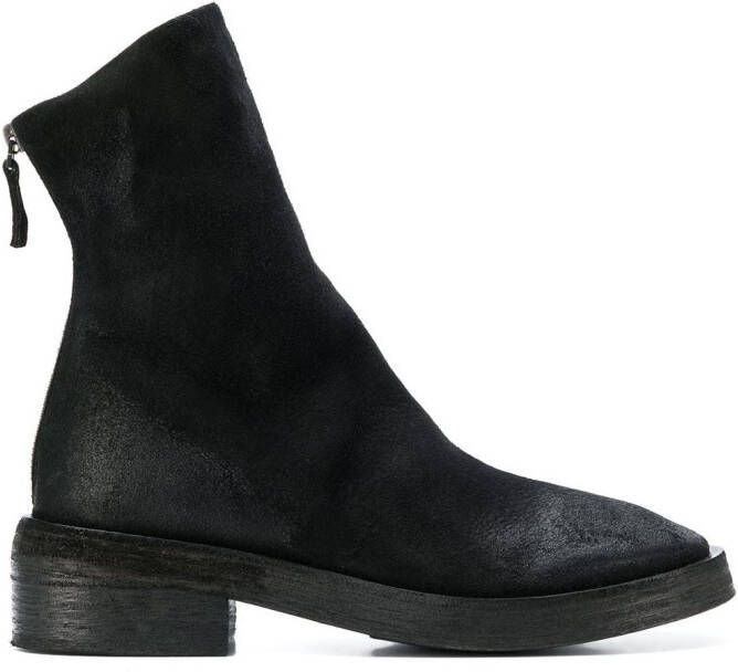 Marsèll rear-zip fitted boots Black