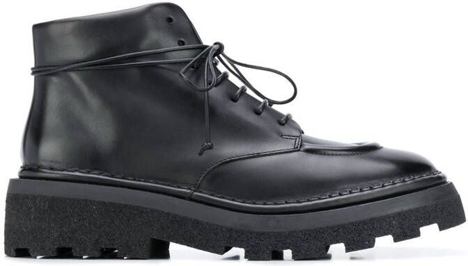 Marsèll ridged sole ankle boots Black