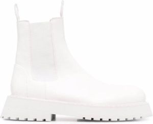 Marsèll ridged-sole Chelsea boots White