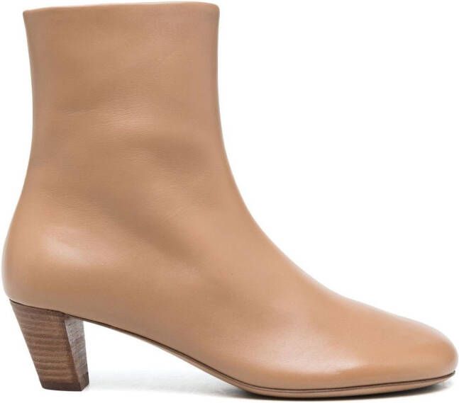 Marsèll round-toe calf leather boots Neutrals
