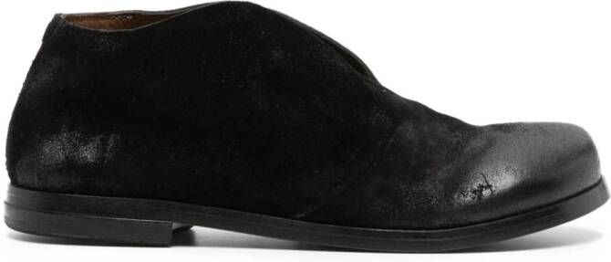Marsèll round-toe suede loafers Black