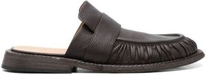 Marsèll ruched-detail slip-on loafers Brown