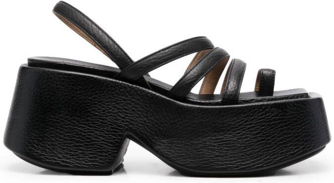 Marsèll slingback chunky platform sandals Black