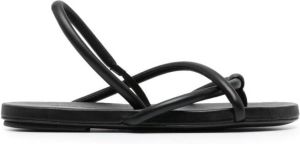 Marsèll slingback leather sandals Black