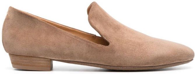 Marsèll slip-on calf-suede loafers Neutrals