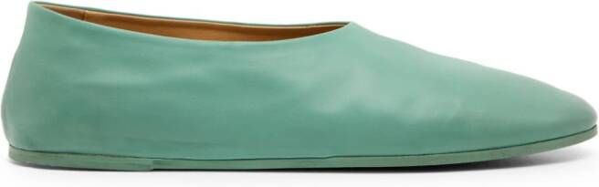 Marsèll slip-on leather loafers Green