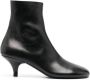 Marsèll smooth grain round-toe leather boots Black - Thumbnail 1