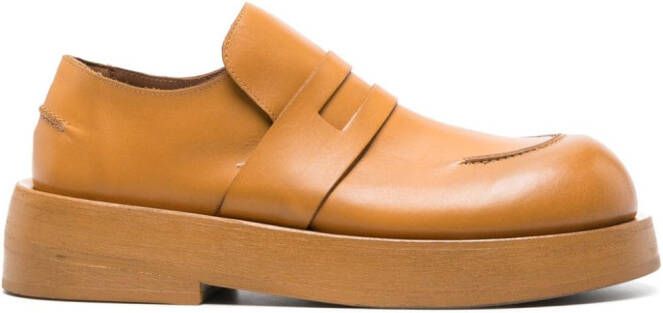 Marsèll smooth-grained leather loafers Yellow