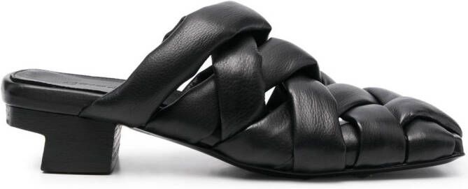 Marsèll square toe 40mm sandals Black