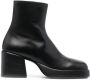 Marsèll square-toe 70mm heeled boots Black - Thumbnail 1