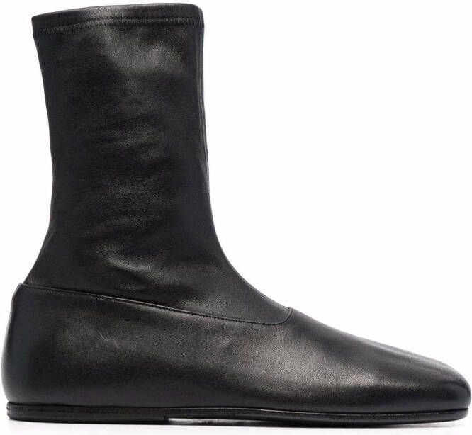 Marsèll square-toe ankle boots Black