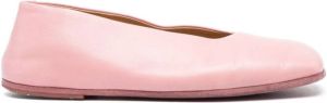 Marsèll square toe ballerina shoes Pink