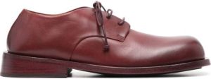 Marsèll square-toe derby shoes Red