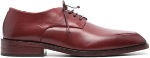 Marsèll square-toe derby shoes Red