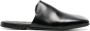 Marsèll squared-toe flat leather mules Black - Thumbnail 1