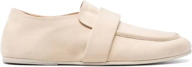 Marsèll Steccoblocco nubuck leather loafers Neutrals