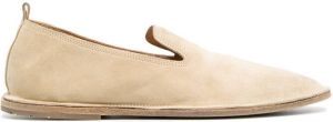 Marsèll Strasacco round-toe suede loafers Neutrals
