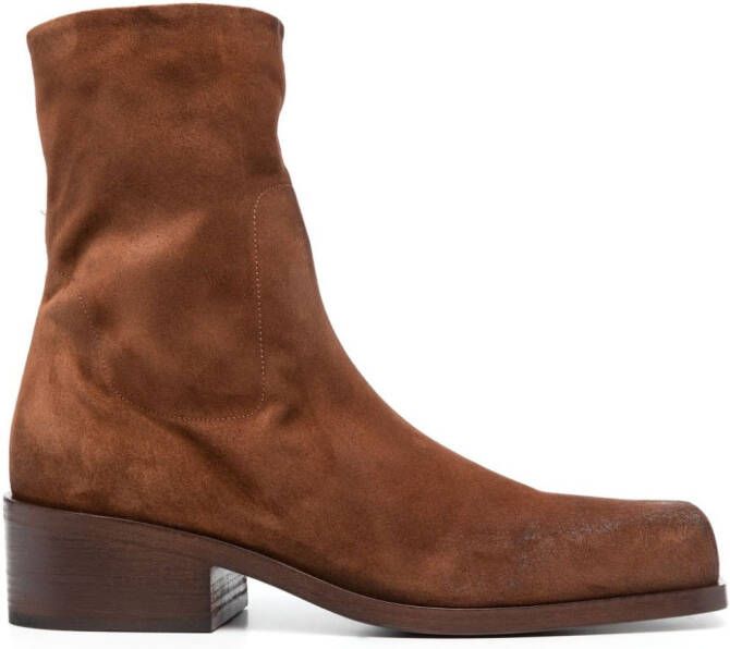 Marsèll suede ankle-length boots Brown