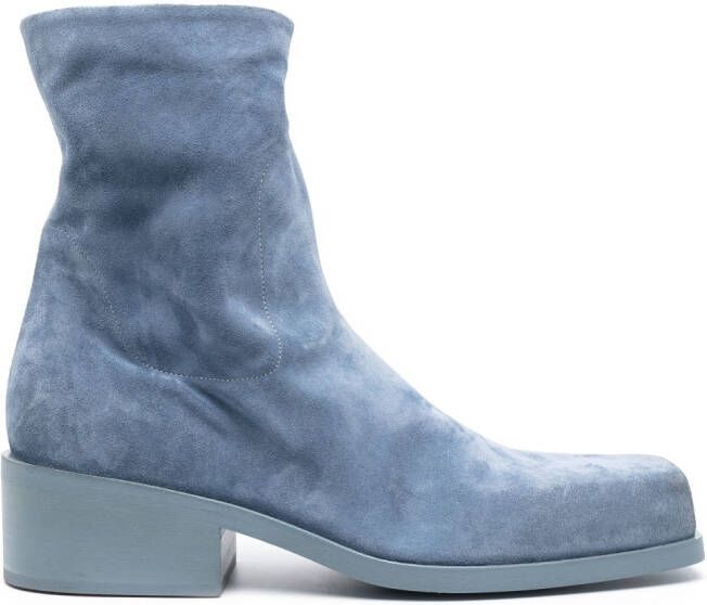 Marsèll suede ankle sock boots Blue