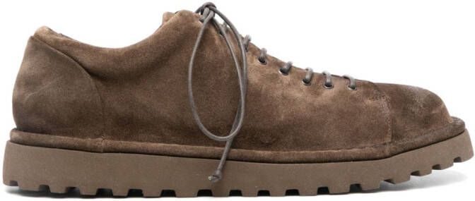 Marsèll suede lace-up sneakers Brown