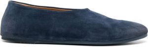 Marsèll suede-leather slip-on loafers Blue