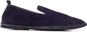 Marsèll suede slip-on loafers Purple