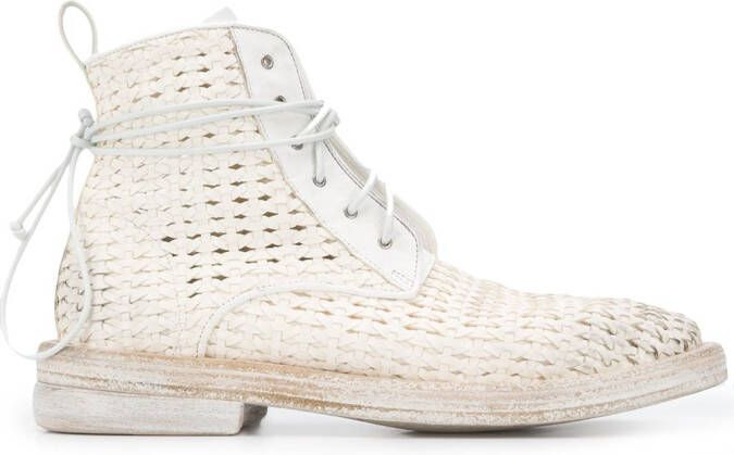 Marsèll woven ankle boots White