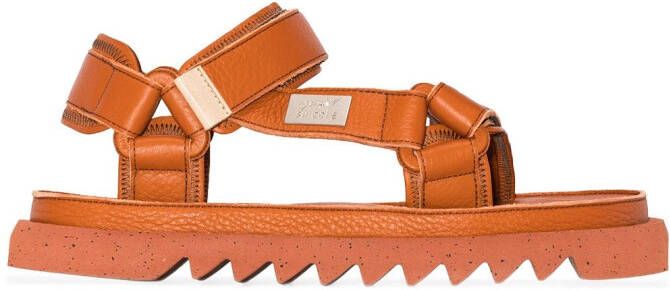 Marsèll x Suicoke Depa touch-strap sandals Brown