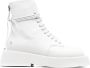 Marsèll zip-back leather ankle boots White - Thumbnail 1