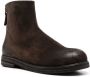 Marsèll zip-up leather ankle boots Brown - Thumbnail 1