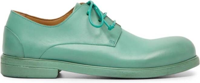 Marsèll Zucca Media leather derby shoes Green