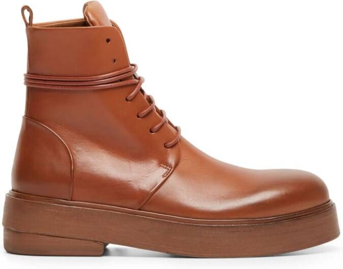 Marsèll Zuccolona leather boots Brown