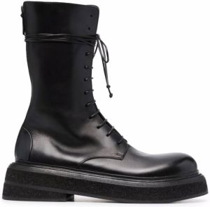 Marsèll Zuccone lace-up mid-calf boots Black