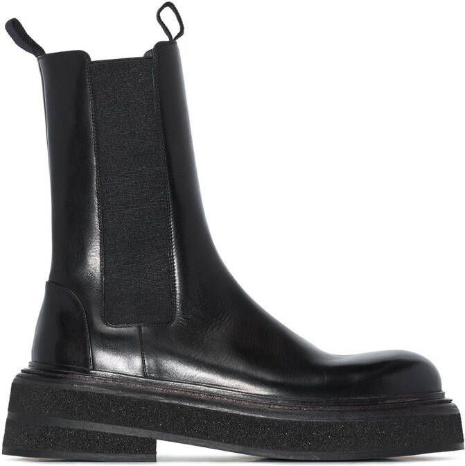 Marsèll Zuccone leather ankle boots Black
