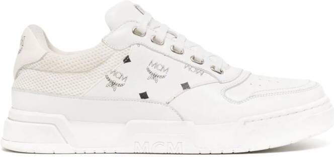 MCM Skyward monogram-print sneakers White