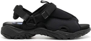 MCQ L11 touch-strap sandals Black