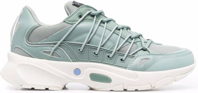 MCQ panelled chunky sneakers Green