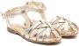 Mi Sol caged round-toe sandals Gold - Thumbnail 1
