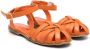 Mi Sol caged round-toe sandals Orange - Thumbnail 1