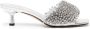 Michael Kors 50mm Amal crystal-embellished sandals Silver - Thumbnail 1