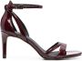 Michael Kors 80mm patent leather sandals Red - Thumbnail 1