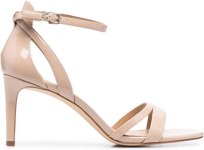 Michael Kors 85mm patent leather sandals Pink