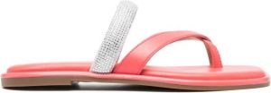 Michael Kors Alba embellished sandals Pink