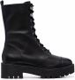 Michael Kors Bryce leather platform combat boots Black - Thumbnail 1