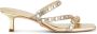 Michael Kors Celia embellished glitter-chain sandals Gold - Thumbnail 1