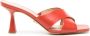 Michael Kors Clara 80mm leather mules Red - Thumbnail 1