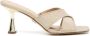 Michael Kors Clara 80mm open-toe mules Gold - Thumbnail 1