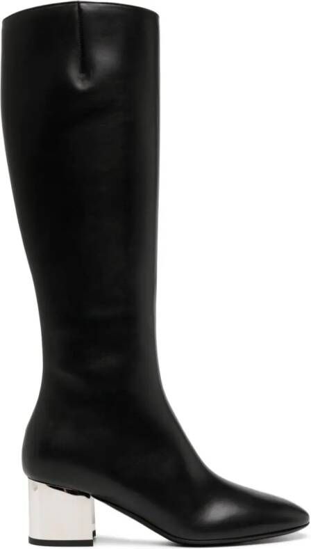 Michael Kors Collection Ali 50mm leather boots Black