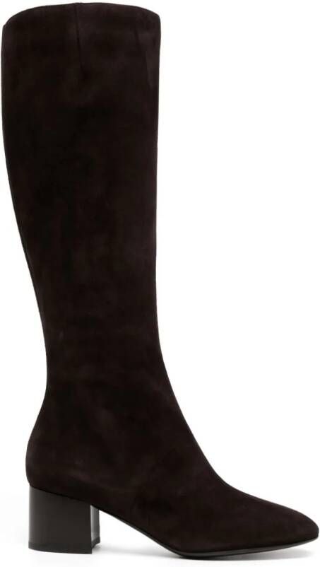 Michael Kors Collection Carly Runway 100mm leather boots Red